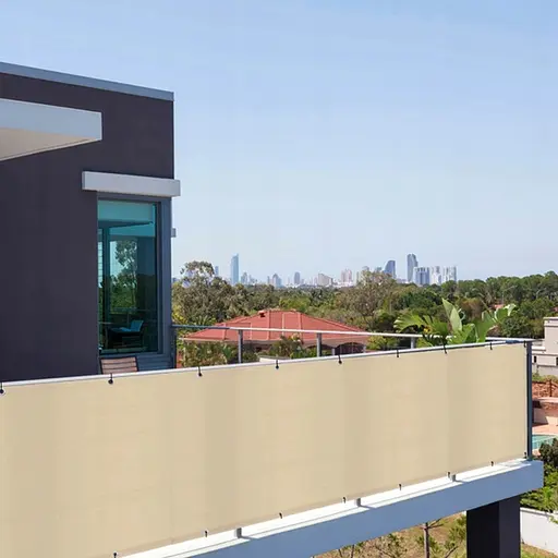 Сетка ширма для балкона 110 г/м² (0.9 х 2 м) Молочный