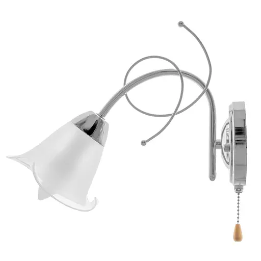 Бра Brille LK-574W/1 настінне накладне класичне E14 CH - фото 3