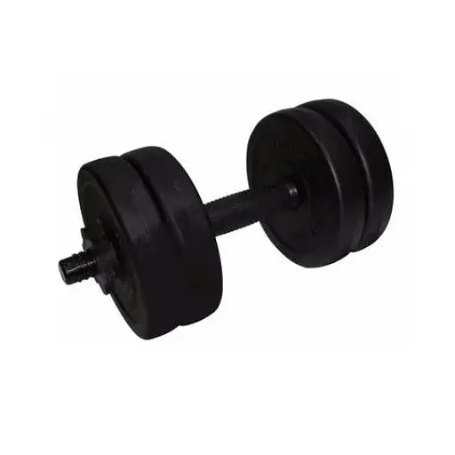 Гантель складальна композитна в пластиковій оболонці Rock pro 5,5 кг NE-PL-G-005