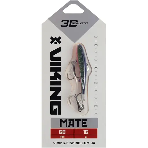 Балансир Viking Fishing Mate Ice Jig 60mm 17g #22 Kingfisher Pink - фото 2