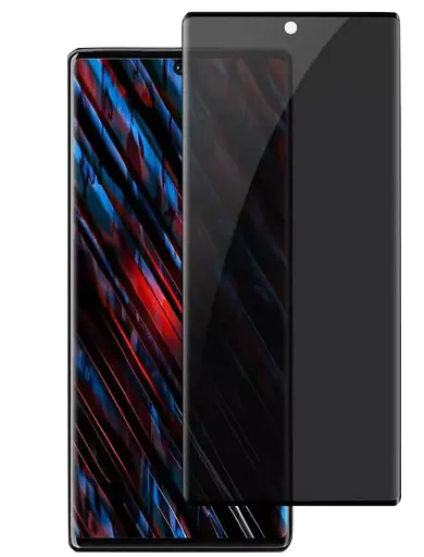 Захисне скло DK для Motorola Edge 50 Fusion 3D Антишпигун Full Glue 020464 black 3 шт. - фото 2