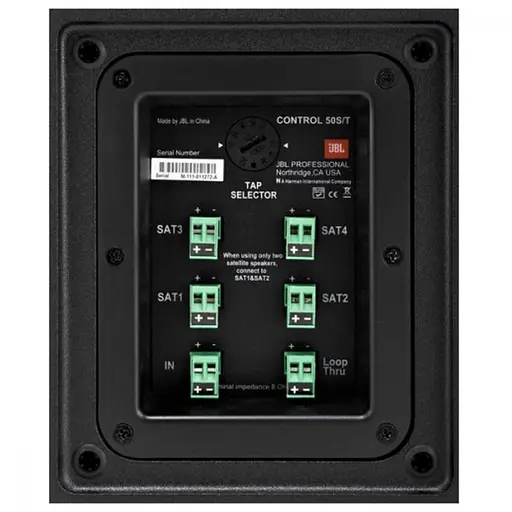 Акустичний комплект (сабвуфер + 4 сателіти) JBL C50PACK - фото 5