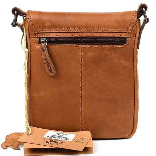 Чоловіча шкіряна сумка Hill&Burry 20х24х6 см sum0026494 - фото 5