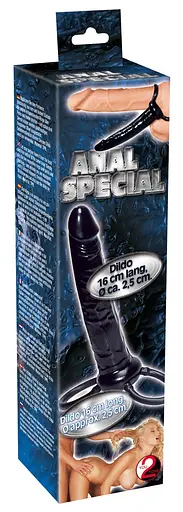Насадка на пенис для двойного проникновения You2Toys Anal Special 16 см черный - фото 6