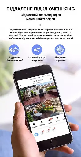 IP-камера уличная с аккумулятором XON 4G 10000mAh Solar 1080P SmartCam (HCBSM22VW 7461) Белая - фото 4