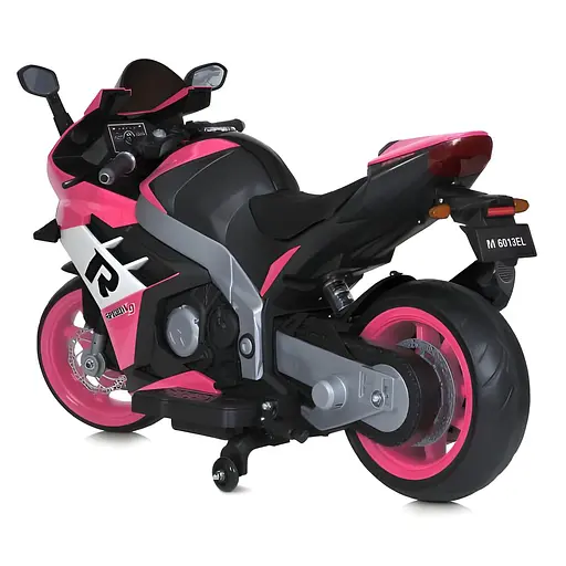 Электромобиль детский Bambi Мотоцикл Ducati M 6013EL-8 24V на аккумуляторе с USB музыкой и дополнительными колесами - фото 4