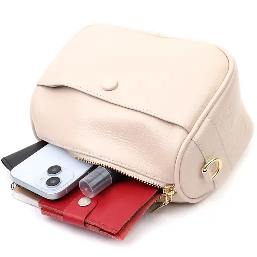 Кожаная женская сумка Vintage 20.5х13.5х10 см sum0026545 - фото 10