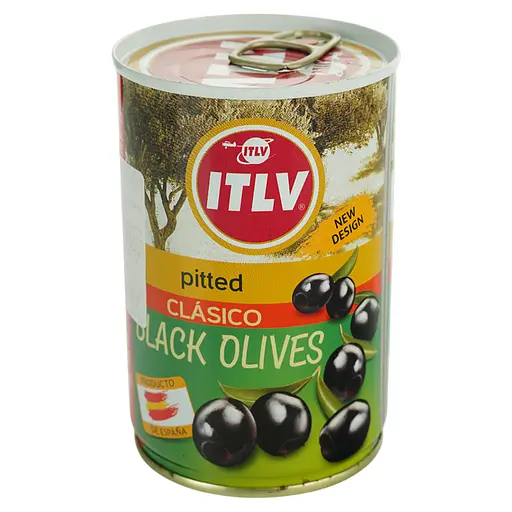 Оливки ITLV чорні без кісточки 314 мл  - фото 2