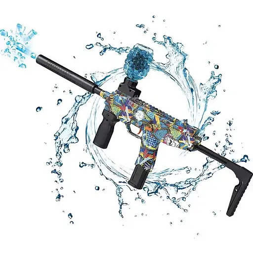 Бластер автоматический OldBro MP9 Gel Ball с гель шариками орбиз 10500 шт. eXtream blue - фото 1