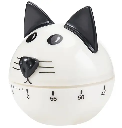 Таймер кухонный Moller 601007 Cat White (601007) (DAS301260) - фото 1