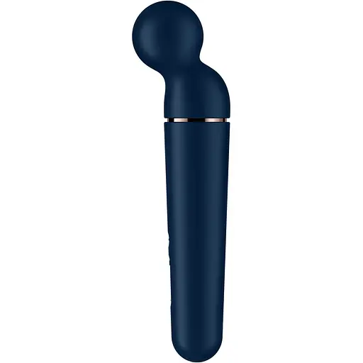 Вібромасажер Satisfyer Planet Wand-er 30.4 см синій