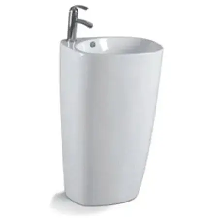 Умивальник Newarc Life 52x40 білий підлоговий 9812W, Білий - фото 1