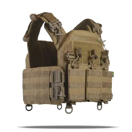 Плитоноска Kiborg GU gen.2 + 3 підсумки Coyote (1000-k66003) - фото 3