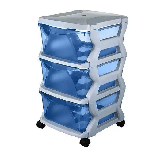 Модульний комод Insieme 3C, 36x40x62h 3 висувні ящики, cвітло-сірий