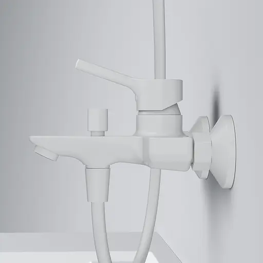 Змішувач для ванни Am.Pm X-Joy S білий F85B10033 Білий - фото 7