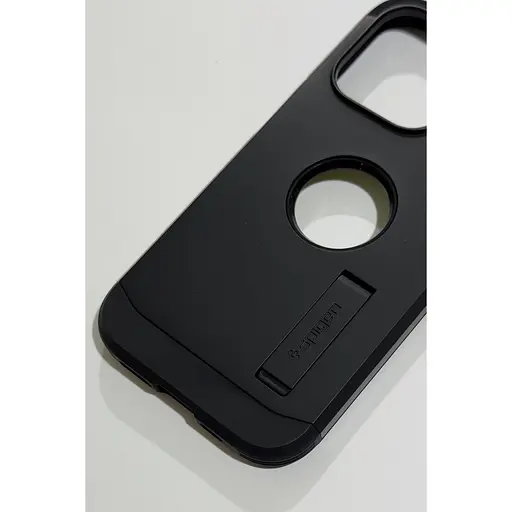 Оригінальний протиударний чохол Spigen Tough Armor для Iphone 14 Pro (6.1") Black ACS04985 - фото 10