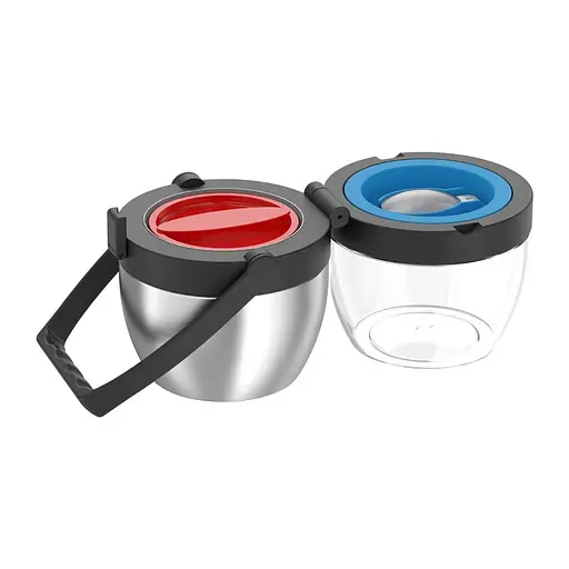 Термоконтейнер Thermos двухкамерный для пищевых продуктов 470 мл + 600 мл - фото 3