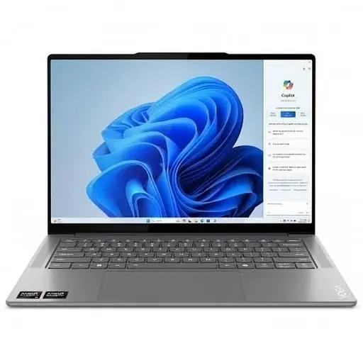 Ноутбук Lenovo Yoga Pro 7 14ASP9, (83HN0011RM), AMD Ryzen AI 9365 до 5,0 ГГц, 14,5" 2.8K, 32 ГБ, 1 ТВ, AMD Radeon 880M, Windows 11 Home, Luna Gray