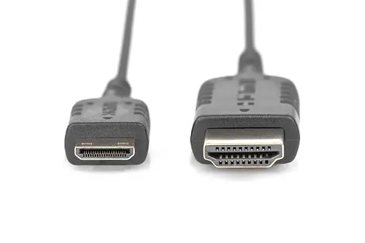 Кабель Digitus HDMI - miniHDMI Ultra HD 2m black - фото 6