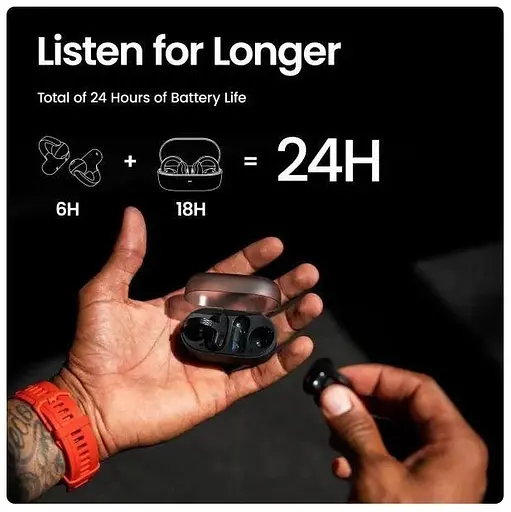 Навушники бездротові Amazfit Up чорні - фото 9