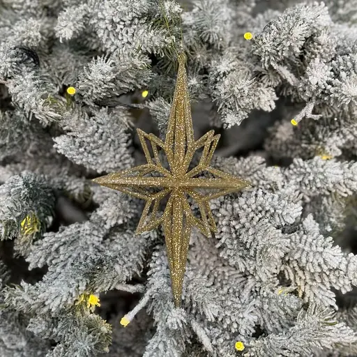 Елочная игрушка MIS LT Ромб большой 15х15х19 см золотой - фото 2