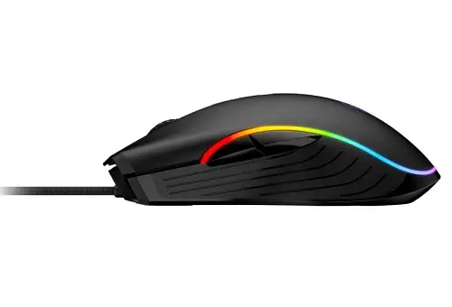 Миша MSI FORGE GM300, Black, оптична, 1200 - 7200 dpi, 7 кнопок, RGB підсвічування, USB, 1.5 м, 118 г - фото 3