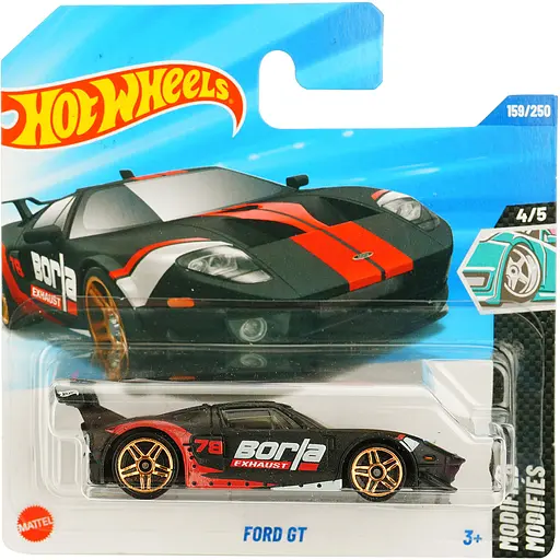 Базова машинка Hot Wheels Modifies Ford GT чорна (5785) JBB75-N522