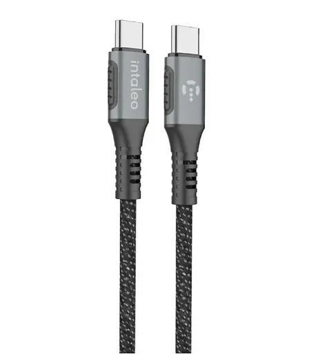 Кабель Intaleo Type-C to Type-C 2м 100 W (CBGPD100WTT2) сірий