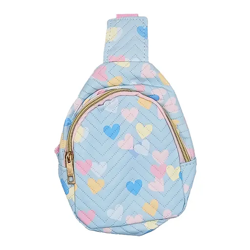 Дитяча сумочка "Сердечки" Bambi FG230705009(Blue) застібка-блискавка, 1 відділення - фото 1