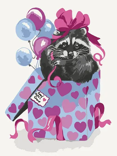 Картина за номерами "Полосатий сюрприз" Art Craft 15595-AC 30х40 см - фото 1