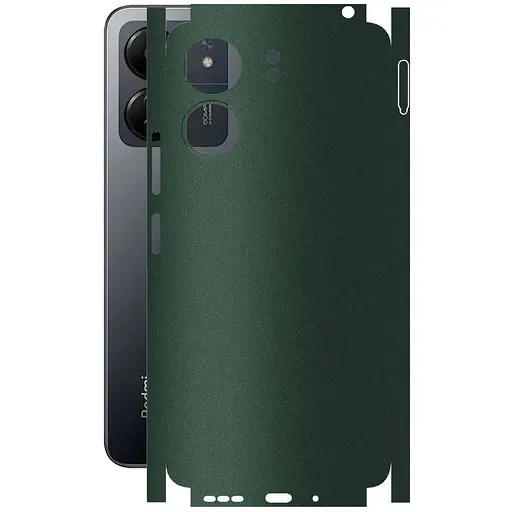 Захисна плівка StatusSKIN для Xiaomi Poco C65 Корпус Вініл Зелена матова - фото 1