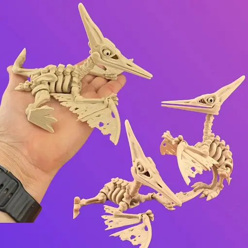 3D Игрушка Динозавр Птеродактиль, 18 см, подвижный - фото 2