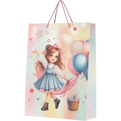 Пакет подарунковий HY706-3-4 Різнокольоровий - фото 1