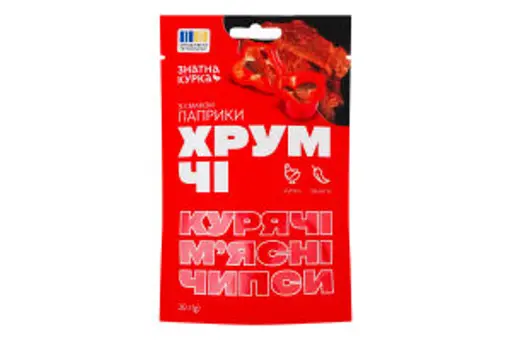 Чипсы Знатна Курка ХрумЧІ из мяса цыплят-бройлеров сушеные паприка 80 г - фото 4