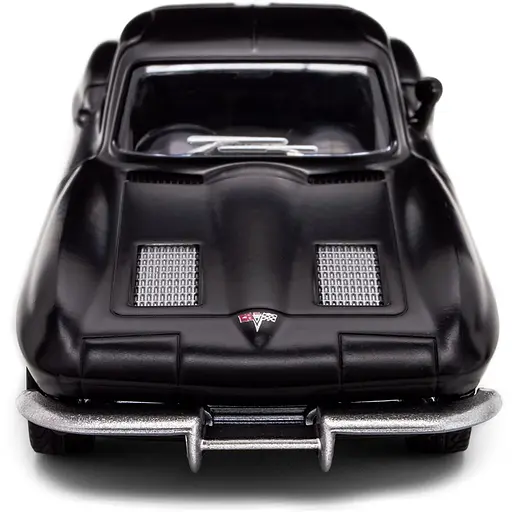 Автомодель TechnoDrive Chevrolet Corvette Split Window 1963 матовый черный (250411U) - фото 3