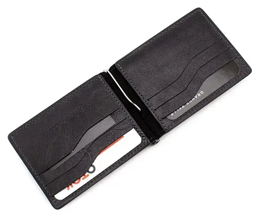 Чоловічий шкіряний гаманець Grande Pelle acs0029491 - фото 4