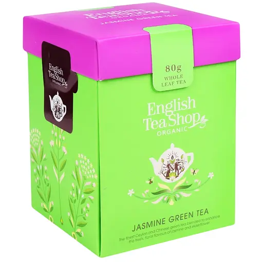Чай зелений English Tea Shop аромат жасмину органічний 80 г