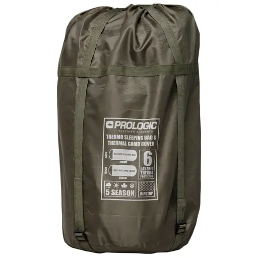 Спальний мішок Prologic Element Comfort S/Bag & Thermal Camo Cover 5 Season 215 x 90cm - фото 5