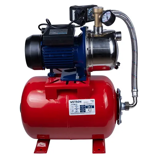 Насосна станція Wetron 1.1кВт Hmax 48м Qmax 60л/хв 775054/24 - фото 4