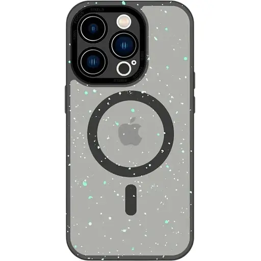 Чохол-накладка DK для Apple iPhone 14 MagSafe Composite Matte Splash (black)