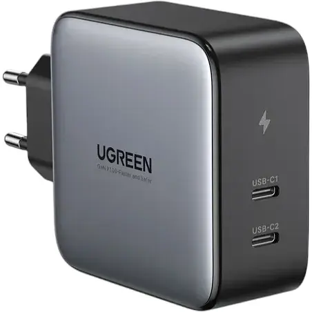 Зарядний пристрій Ugreen CD254 100 W Smart Charger євровилка (50327) - фото 1