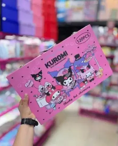 Профессиональный большой набор для творчества в деревянном кейсе 120 предметов - фото 6