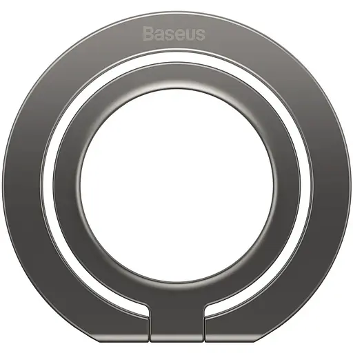 Тримач для телефону Baseus Halo Series Foldable Metal Ring (Single ring) (SUCH00001) Grey