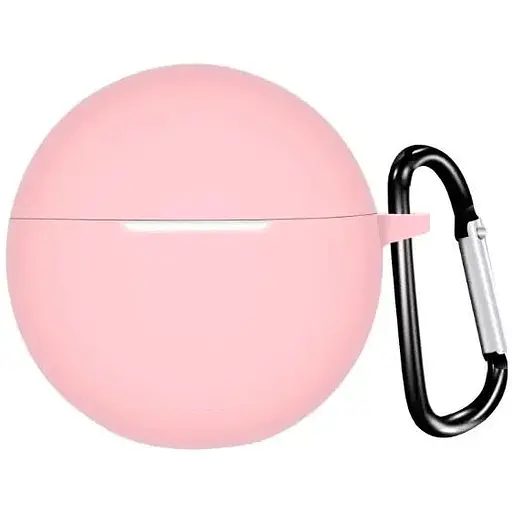 Чохол-накладка DK для Oppo Enco Air 2i | Silicone Candy Friendly з карабіном (016044) (pink)
