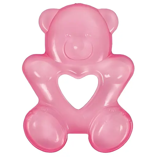 Прорезыватель для зубов с водой Курносик Мишка розовый (7041 рож) - фото 1