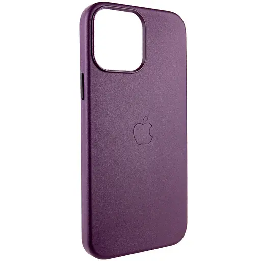 Шкіряний чохол Epik Leather Case AA Plus with MagSafe для Apple iPhone 13 Pro 6.1 Dark Cherry - фото 2