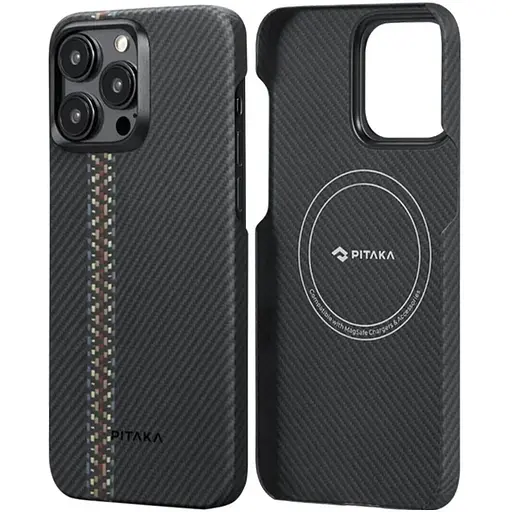 Оригинальный противоударный чехол для iPhone 15 Pro Max Pitaka StarPeak MagSafe MagEz Rhapsody - фото 1