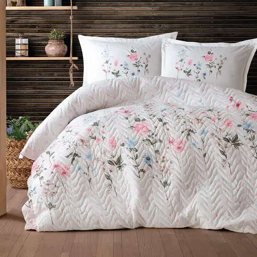 Комплект зі стьобаною підковдрою 4 сезона Palitra Ранфорс Clasy pbe0051449 - фото 1