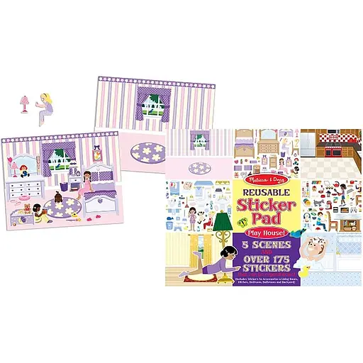 Набір наліпок Melissa & Doug Мій будинок багаторазові (MD14197) - фото 3