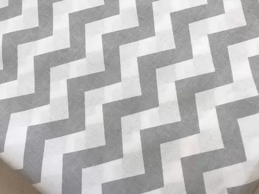 Хлопковая пеленка Moontime 100х80см "Зигзаг серый" - фото 2